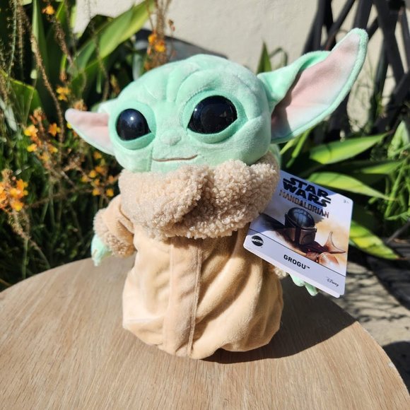 NEW Mattel Star Wars Grogu Plush 8" Mandalorian Disney Toy Baby Yoda Plushie - Picture 11 of 14